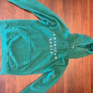 American Eagle Green Hoodie Men’s XS